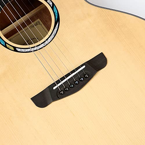 MEIeynt 41 Pouces Débutant Guitare Acoustique Cutaway Guitarra Starter Kit avec Gig Bag Strap Cordes Strap Tuner Picks… - Les Beatles, Paul McCartney, John Lennon, RIngo Starr, George Harrison MEIeynt 41 Pouces Débutant Guitare Acoustique Cutaway Guitarra Starter Kit avec Gig Bag Strap Cordes Strap Tuner Picks… – Image 7