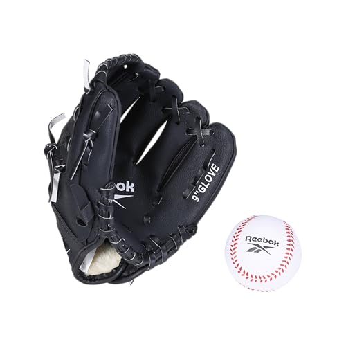 Reebok - Youth Baseball Glove Set 9-Inch Kids Glove with Foam Ball