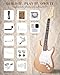 STRICH DIY Electric Guitar Kit, ST Style Mahogany Body & Maple Neck Guitar with SSS Pickups, Easy to Assemble Kit with All Parts Included – Build Your Own Electric Guitar