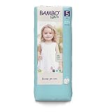 Bambo Nature Pañales ecológicos de alta calidad, tamaño 5 (27-40lb/12-18kg) de altura,...