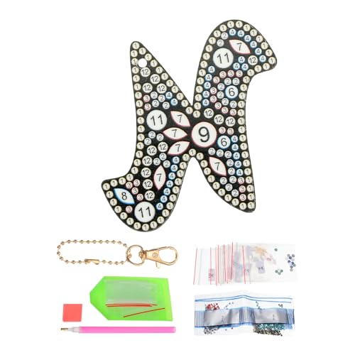 Kit bricolage PATIKIL anti-stress pour créer un porte-clés diamant 5D facilement