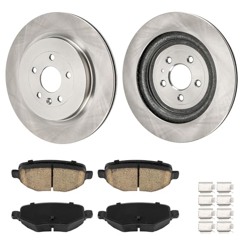 KAC 345mm Front Brake Kit, OE Brake Rotors and Ceramic Brake Pads Fit for 2015-2017 2019 Ford Explorer 3.5L, 2018 Ford Explorer, 2015-2017 2019 Ford Explorer 3.5T, 2012 2015-2019 Flex,OEM#54189 D1377 by KAC - Used condition - US$84.33