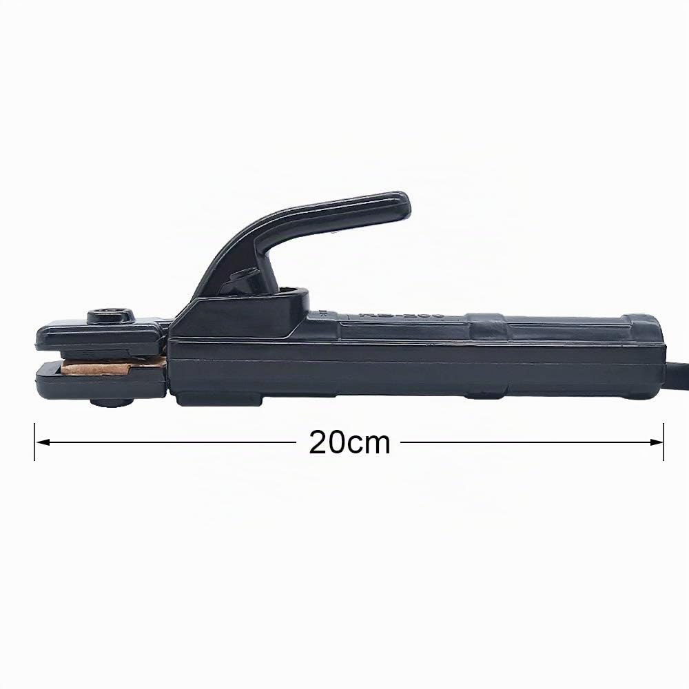 Pince de maintien pour électrodes de soudage avec porte-électrodes 200 A ou 300 A (16 mm²/200 A mandrin 9 mm (3 m)