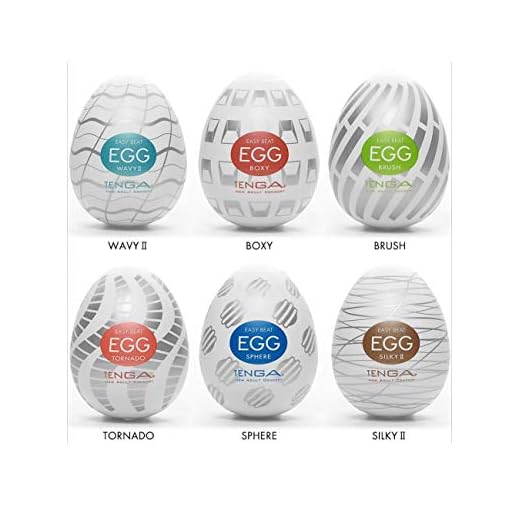 KCoob TEN-GA Easy Beat Egg Paquete estándar Paquete de 6 dispositivos para placer portátil reutilizable portátil para hombre