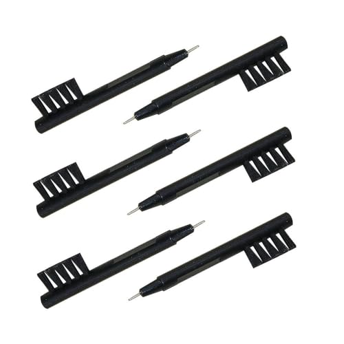 Soundlink Hearing Aid Cleaning Brushes with Magnet and Wax Loop for BTE, ITC or ITE (6)