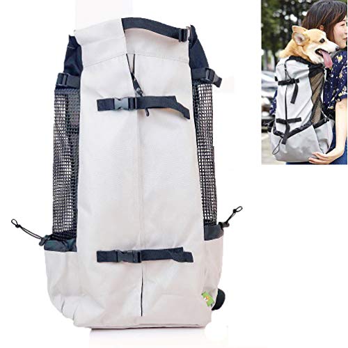 WLDOCA Hund Rucksack Für Mittlere Hunde Haustier Hund Träger Atmungsaktive Sport Hund Tragetasche Outdoor-Reisen Reiten Wandern 6-10Kg Cover