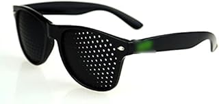 Fashion Eyesight Improver Pinhole Glasses Anti-fatigue Glasses New Vision Black