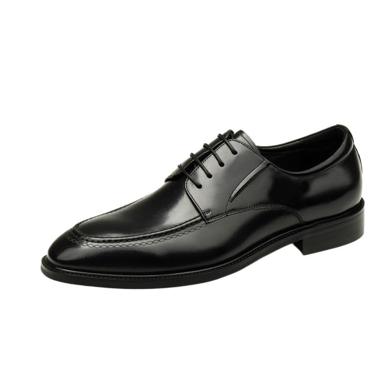 Men Classic Retro Brogues Mens Lace Up Business Leather Shoes Formal Office Flats Men Wedding Party Oxford Shoes