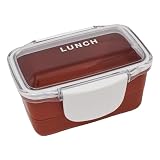 タイムフォーランチ ドーム 2段 ランチ 560ml レッド 73616