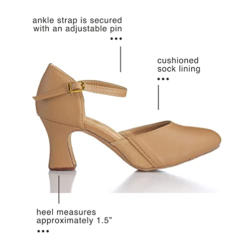 Theatricals Womens EZ Flex 2" Heel Flexible Character Shoe3