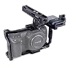 BMPCC 4K & 6K Cage for Blackmagic Design Pocket Cinema Camera 4K & 6K with Rotating NATO Handle, T5 SSD Mount