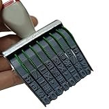 Design : 8 chiffres, 8 roues, chaque courroie 0-9 (10 chiffres), et -. Espaces X, chaque ceinture peut tourner librement des chiffres différents, ponctuation, fabriqué en caoutchouc, durable, ne se casse pas facilement.