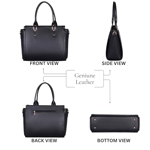 Image of DORPER MONEY HILL Durable Leather Satchel Bag for Women Genuine Handbag