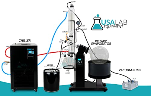 Usa Lab 50L Rotary Evaporator Turnkey Rotovap Re-1050 W/Vacuubrand Md 4C Nt - Usalab #TOP5
