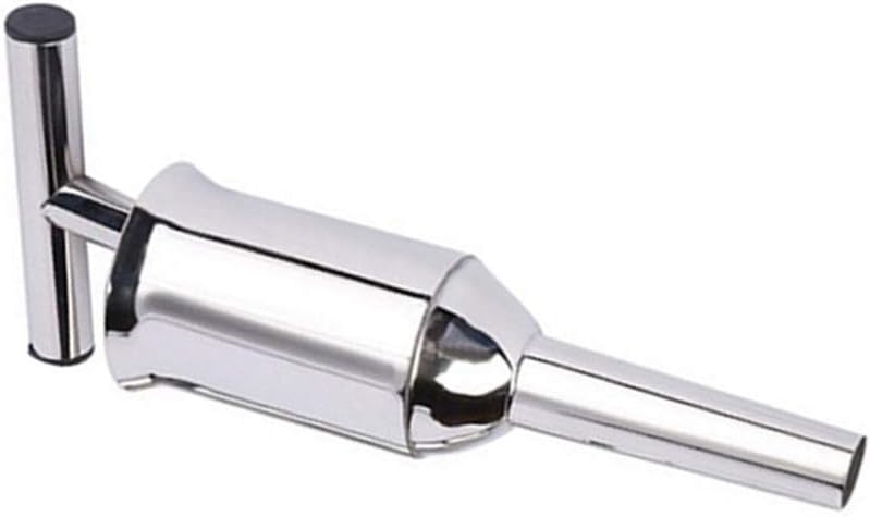 Yardwe Stainless Steel Sausage Stuffer Tube Kit Meat Filler Tool for Home Use for Making Sausages Ground Meat Easy to Clean and Use for Enthusiasts