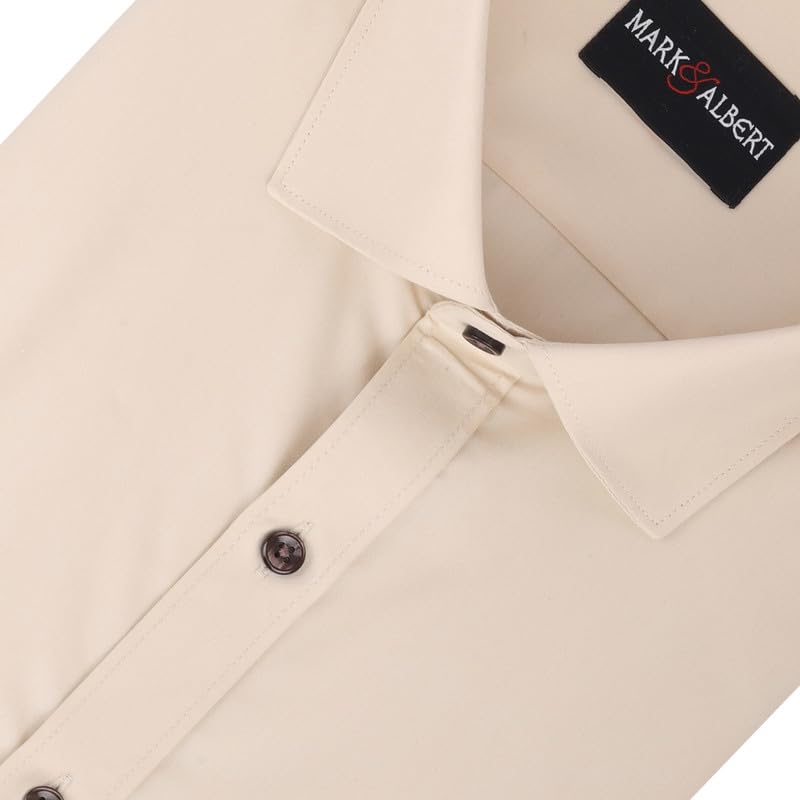 Image of MARK & ALBERT Men's Half Sleeves Regular Shirt