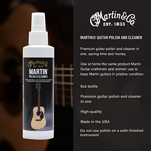 Martin Guitar Polish And Cleaner, All-In-One Guitar Cleaner, 6 Ounces #TOP1