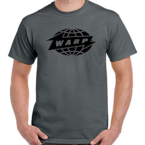 QIEMO Men's Warp Records Music Indie Electronic T Shirt X-Large