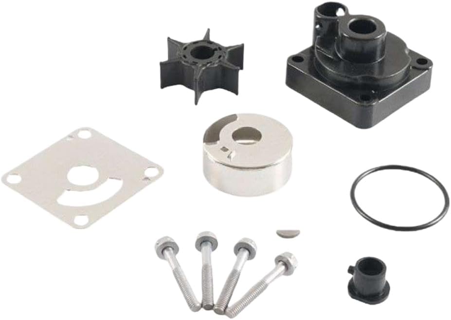 Water Pump Impeller Repair Kit with Housing Compatible with 20HP and 25HP Outboard Motors – Part Numbers 6L2-W0078-00, 18-3431