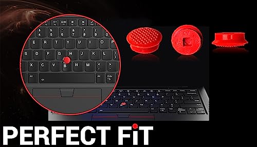 Image of 3PCS 3.0mm Trackpoint Cap Red (3 pcs /lot) for Lenovo Thinkpad X1 Carbon Gen 7,8,9,10,11,12 |X1 Yoga Gen 4,5,6,7,8 |X13 Gen 2,3,4|X13s G1|X1 Extreme Gen 4,5|Check Compatibility on Description Section