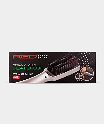 RED PRO Kiss Ceramic Ionic Straightening Brush