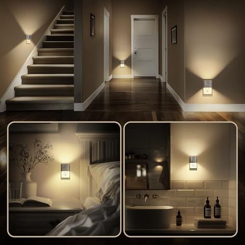 Image of DORESshop LED Night Lights Plug into Wall [2 Pack],Plug in Nightlight