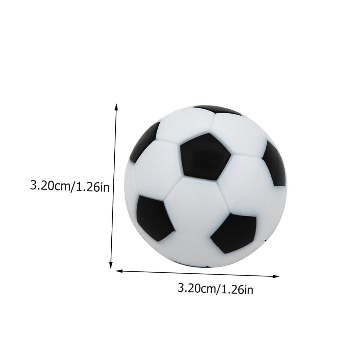 GOOHOCHY Table Footballs Accessories 32mm Mini Plastic Balls Desk Soccer Machine Parts Durable