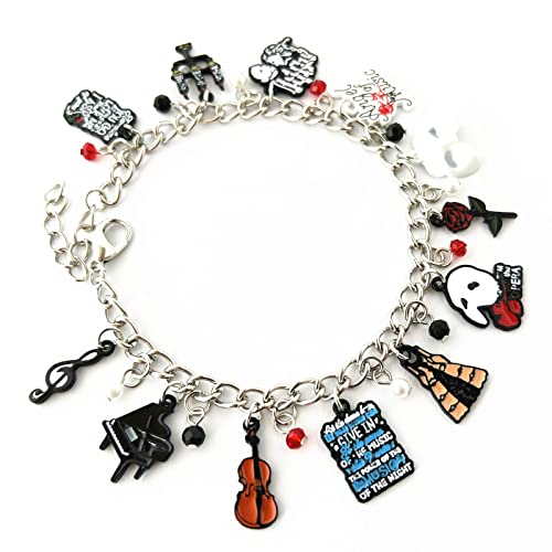 Phantom Opera Bracelet Charm Broadway Horror Bracelet Gifts for Woman3