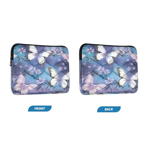 Funda para portátil 13-14 pulgadas diseño mariposas impermeable miniatura 2