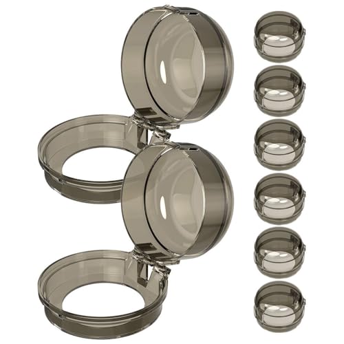 Toyvian Couvercles De Boutons De Cuisinière À Gaz Transparent Lot De 8 Protection Sécurité Bébé Compatible Réchaud À Gaz Et Four Installation Facile en...