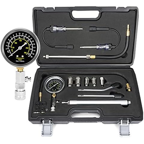BETOOLL Compression Tester Kit with Spark Plug Tester Cover