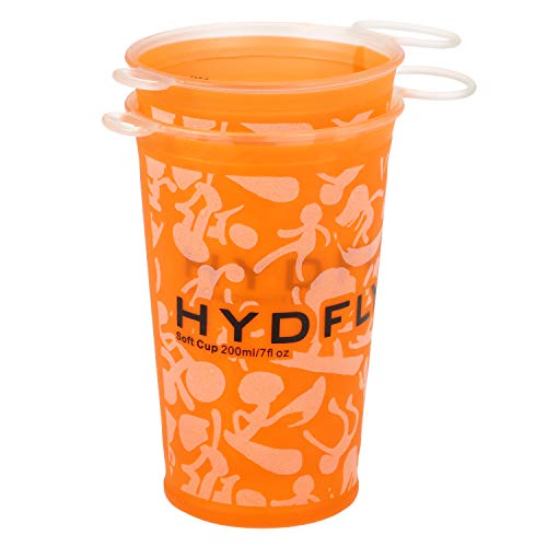 Copo macio, Gainty Copo de água macio dobrável 2 PCS 200ml para esportes ao ar livre, caminhada, cic