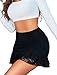 Avidlove Women's Sexy Skirt Ruched Bodycon Double Layer Casual Mini Skirt