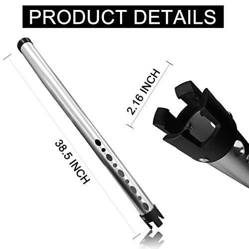 Finger Ten Golf Ball Retriever Picker Upper Shagger Tube, Balls Shag Pick Up Aluminum Can Hold 23 Balls (Aluminum-Hold 23 Ball) #TOP1