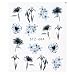 Pegatinas Uñas，Kapmore 24 Hojas Pegatinas Uñas Decorativas Nail Art Stickers Elegante Estampado...