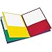 Oxford 8-Pocket Paper Folder, Letter Size, 200-Sheet Capacity, Multicolor, Red, Green, Yellow, Purple (99656), Multicilor, 8-1/2
