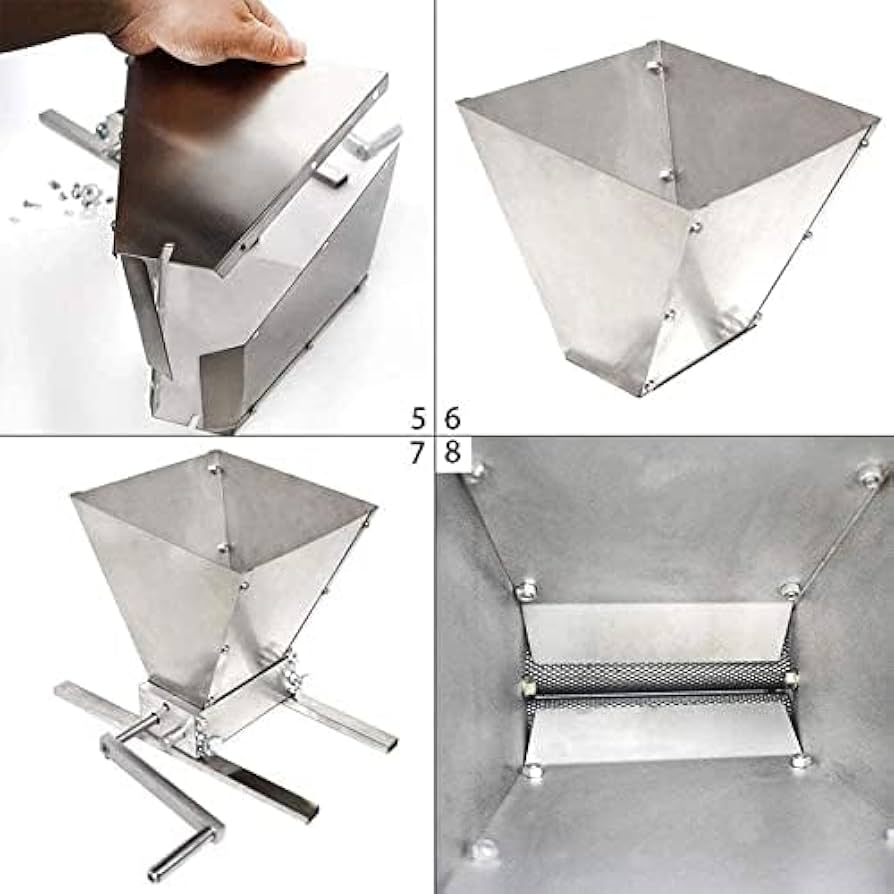 Amazon.co.jp: WJW 麦芽粉砕機、穀物麦芽ミル粉砕機 ステンレス鋼麦芽