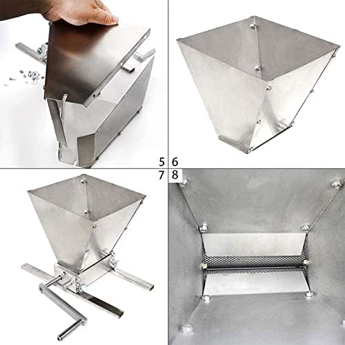 Amazon.co.jp: WJW 麦芽粉砕機、穀物麦芽ミル粉砕機 ステンレス鋼麦芽