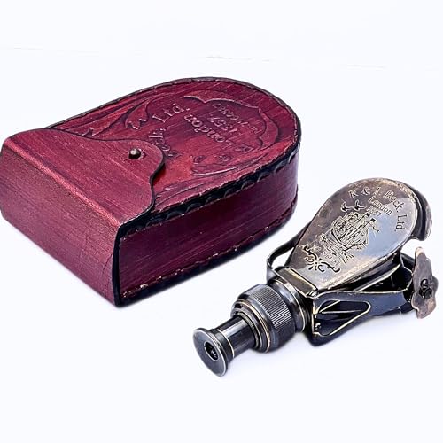 Antique Brass Finish Handheld Monocular Hunting, Bird Watching, Trekking, Camping, Sports Outdoor Games Creative Style Attrac