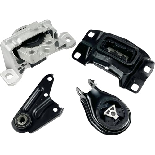 LLANNDER 4pcs Engine Motor and Transmission Mount Kit Compatible with 2010 2011 2012 2013 Mazda 3 2.0L Automatic Transmission with 5 Speed, Replace OE A4402 A4405 A4418 A4421