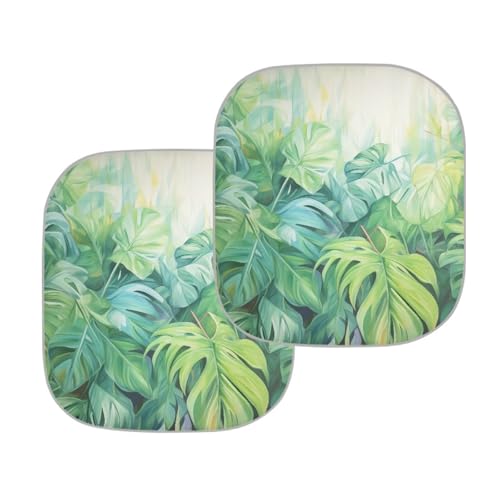 Image of Palm Leaf Sun Shade for Car Windshield Foldable Front Windshield Shade for Sun Auto Vehicle Shield Reflector Blocking Screen Cover Fit Car Front Window for Trucks SUV Van