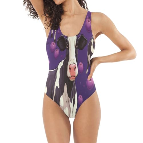 Maillot de bain 1 pièce fille et femme bikini monokini vache