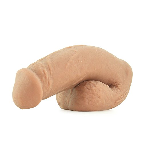 Doc Johnson - Pack It - Prosthetic Flaccid Penis - Realistic Size And Feel - Lite (110 G) - Caramel #TOP4