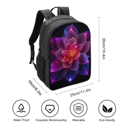 Mochila escolar preescolar flores 3D impermeable guardería infantil 2