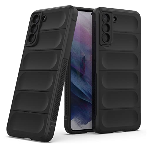 Image of Amazon Brand - Solimo Silicone Mobile Cover for Samsung Galaxy S21 Plus 5G (Silicon Black)