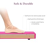 7FT 2.1M Folding Gymnastics Balance Beam for Kids – Gymnastics Equipment for Home Girls, Non-Slip Suede Surface, Portable & Foldable Gymnastic Beam for Training, Beginner to Pro (Rose Red) - Image 6