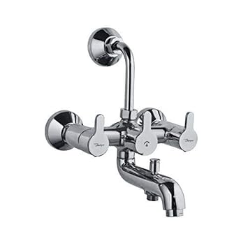 Jaquar FUS-CHR-29281 Wall Mixer 3 in 1 Fusion Shower Tap (Silver)
