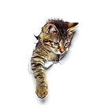 3 pc 3D Mignon DIY Cat Stickers Adhésif Famille Stickers Muraux Fenêtre Décorations de Salle de Bains Siège De Toilette Décor   25 x 16.5 cm-03