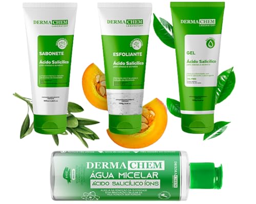 Skincare Kit Preparação E Cuidado Com Pele Ácido Salisílico