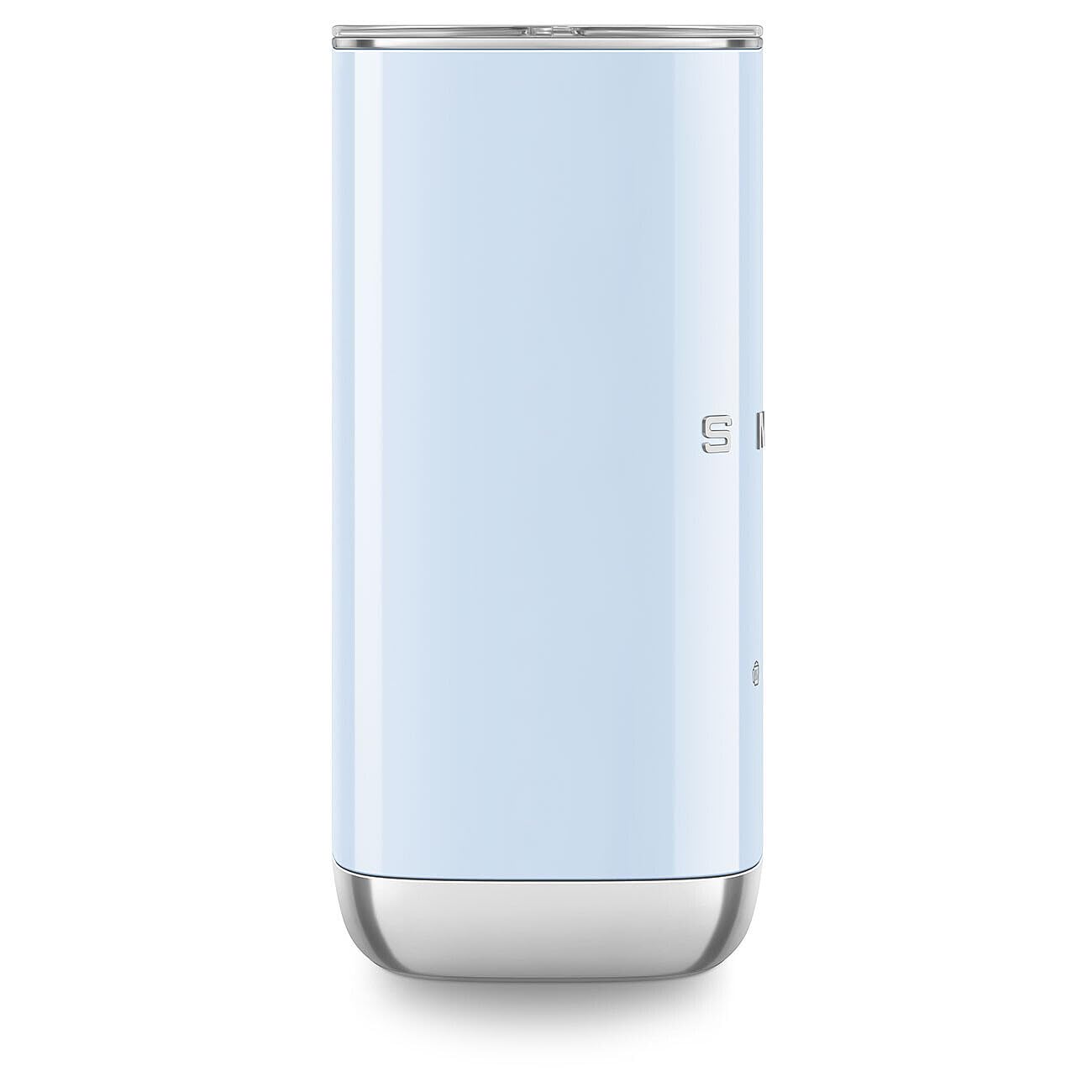 Smeg, Espumador de Leche Eléctrico MFF02PBEU, 3 Funciones Bebida, Batidor Desmontable, Revestimiento Cerámico Antiadhesivo, 500 W, Azul Azur